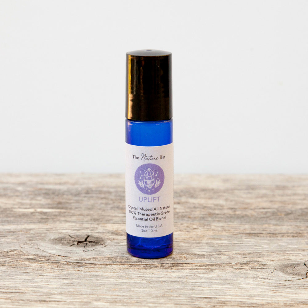 Crystal Infused All Natural Essential Oil Roller