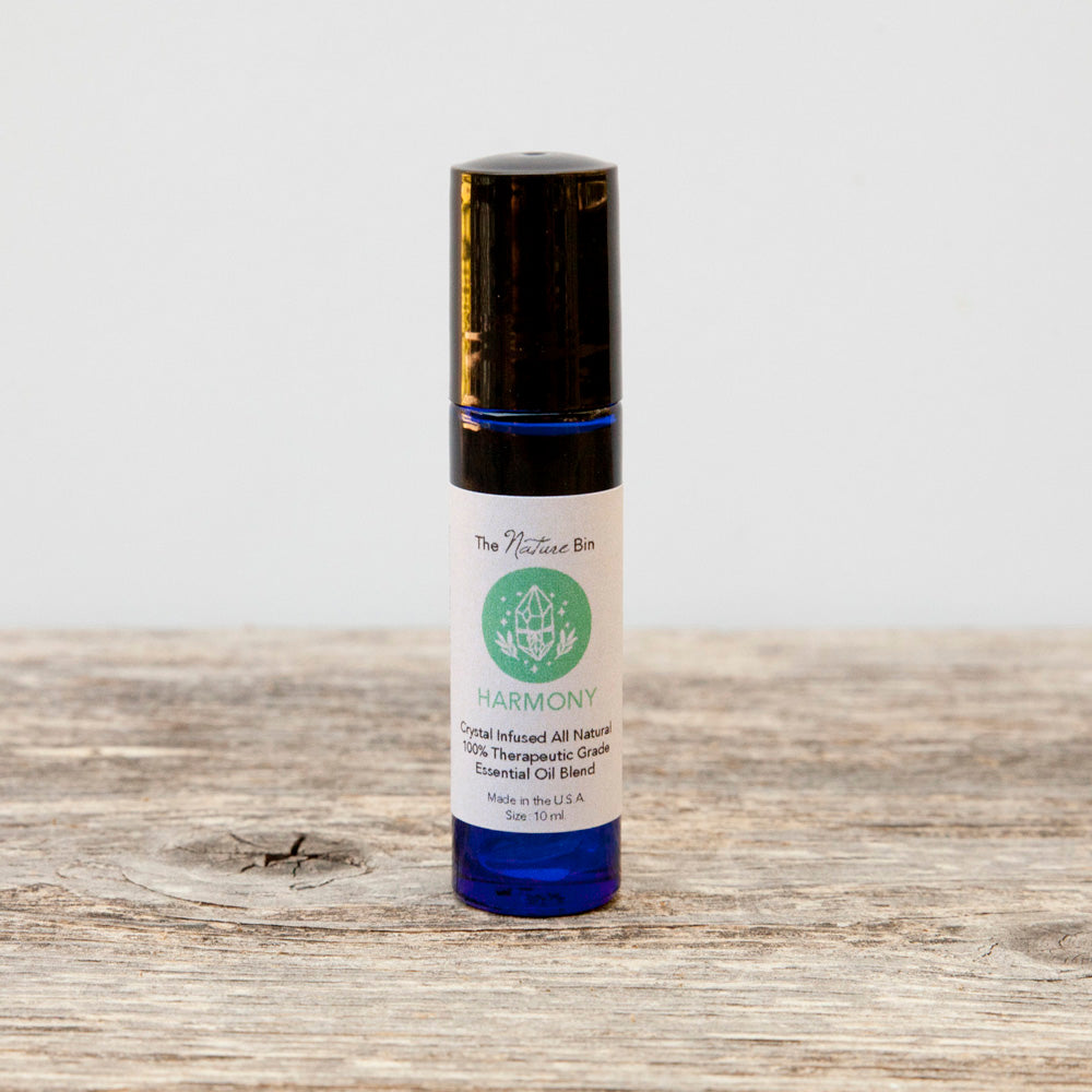 Crystal Infused All Natural Essential Oil Roller