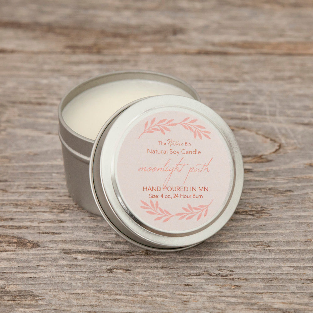 Valentines Day Natural Soy Wax Candle Tins ~ 24 hour burn