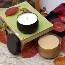 Load image into Gallery viewer, Decorative Natural Soy Wax Candle Tins ~ 36 hour burn
