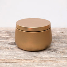 Load image into Gallery viewer, Decorative Natural Soy Wax Candle Tins ~ 36 hour burn
