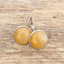 Load image into Gallery viewer, French Clip Gemstone Earrings
