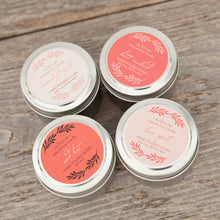 Load image into Gallery viewer, Valentines Day Natural Soy Wax Candle Tins ~ 24 hour burn
