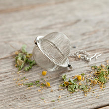 Load image into Gallery viewer, Stainless Steel Mesh Ball Tea Infuser - The Nature Bin
