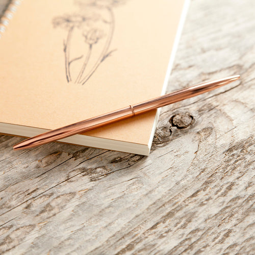 Your Own Rose Gold Journaling Pen - The Nature Bin