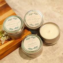Load image into Gallery viewer, Natural Soy Wax Candle Tins ~ 24 hour burn
