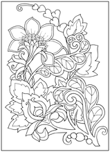 Load image into Gallery viewer, Set of 5 Decorative Flowers Coloring Pages - 3
